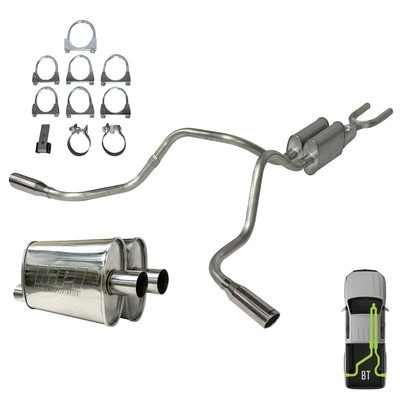 Toyota Tundra, 2014-2021, 5.7L - Stainless - MPI Exhaust Cat-Back Dual Exhaust Kits
