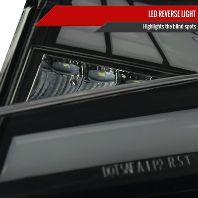 2018-2022 Honda Accord Sedan SQ2 LED Signal Tail Lights Glossy Black/Smoke