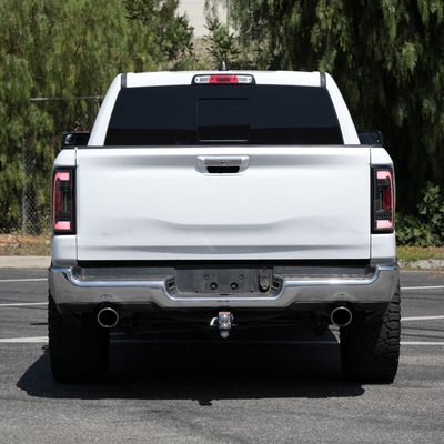 2019-2024 Dodge RAM 1500 LED Tail Lights Matte Black Housing/Clear Lens