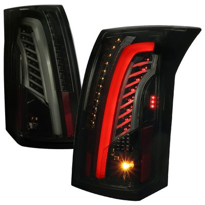 2003-2007 Cadillac CTS LED Tail Lights Glossy Black Housing/Smoke Lens