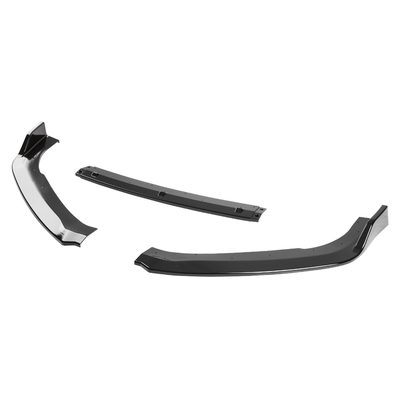 2018-2020 Honda Accord Glossy Black Polypropylene 3Pcs Front Bumper Lip