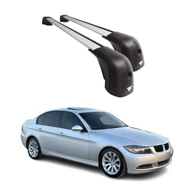 2005-2012 BMW 3 Series E90 Sedan E91 Touring Roof Racks Cross Bars Silver