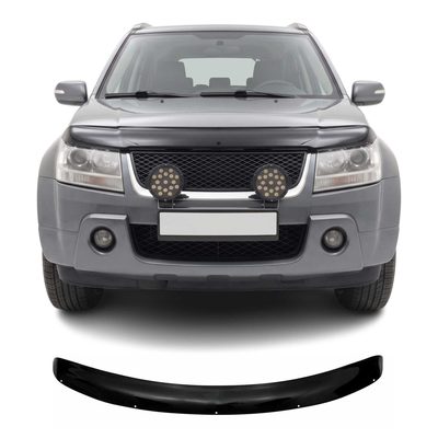 2006-2013 Suzuki Grand Vitara Front Bug Shield Hood Deflector 1 Pc Smoke