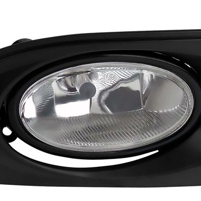 2005-2007 Acura RSX H11 Fog Lights Kit Chrome Housing/Clear Lens