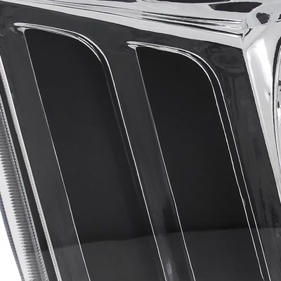 2005-2009 Ford Mustang Factory Style Headlights Chrome Housing/Clear Lens