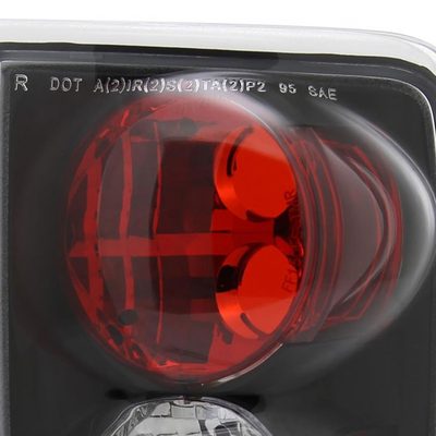 1995-2004 Chevy Blazer/S10 GMC Jimmy/Envoy Bravada Tail Lights Matt Black