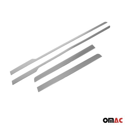2022-2026 Hyundai Tucson Side Door Molding Trim Stainless Steel Silver 4x