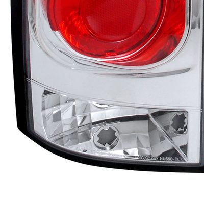 2005-2015 Nissan Armada Tail Lights Chrome Housing/Clear Lens