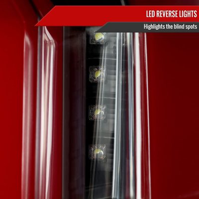 2010-2012 Ford Mustang Sequential LED Tail Lights Satin Black