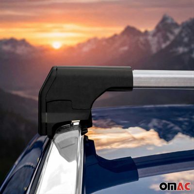 2017-2024 Maserati Levante Roof Rack Cross Bars Silver