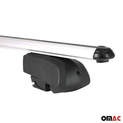 Roof Rack Cross Bars Luggage Carrier for Audi A4 2009-2012 Wagon Gray 2 Pcs