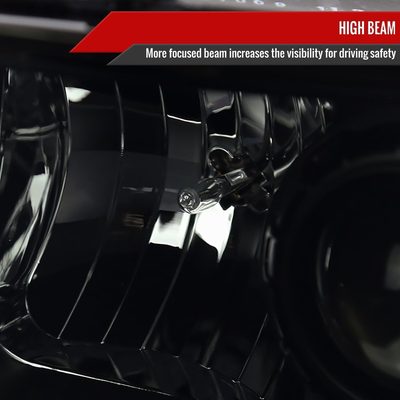 1994-2001 Dodge RAM 1500/ 1994-2002 RAM 2500 3500 Projector Headlights LED Black