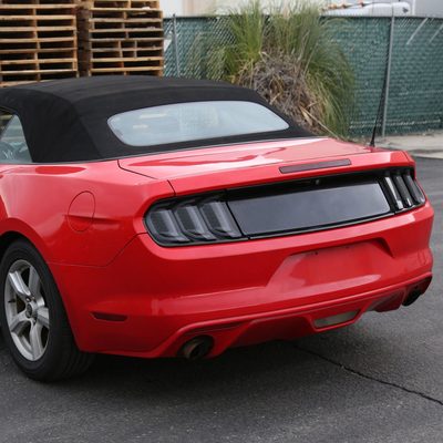 2015-2023 Ford Mustang Sequential Signal LED Tail Lights Glossy Black/Smoke