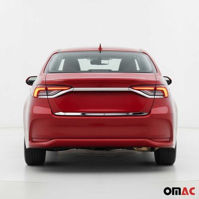 2019-2026 Toyota Corolla Sedan Rear Trunk Molding Trim Stainless Steel
