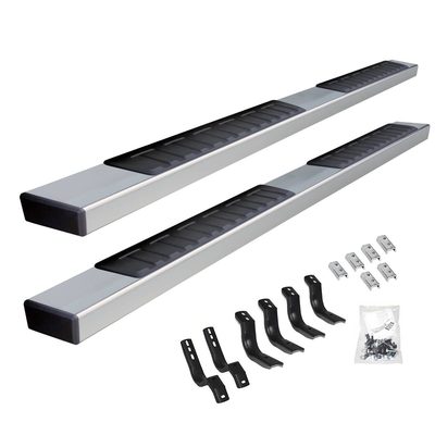 Estribos WIDESIDER Platinum II 6" Inox de 52" para F-150 / Lobo 04-14 Reg Cab