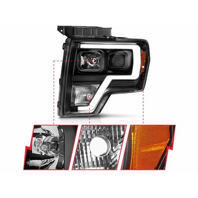 Fits 2009-2014 Ford F150, 2010-2014 F150 Raptor (ANZ-111443)