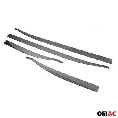 2015-2024 Jeep Renegade Side Door Molding Trim Skirt Garnish 4 Steel Dark 4Pcs