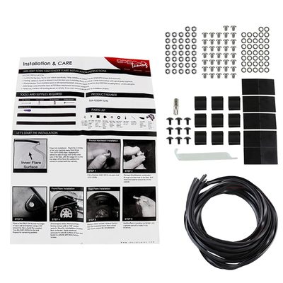 1999-2007 Ford F-250/F-350 SuperDuty Textured Rivet Style Fender Flares