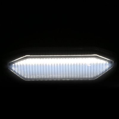 2015-2017 Ford Mustang Front Grille LED Driving Lights - 6PC Black/Smoke Lens
