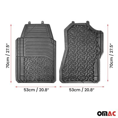Universal Trim fit Floor Mats Liners for Chevrolet GMC Trucks SUV All Season