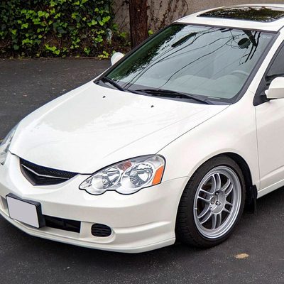 2002-2004 Acura RSX Factory Style Headlights w/ Amber Reflectors Chrome/Clear