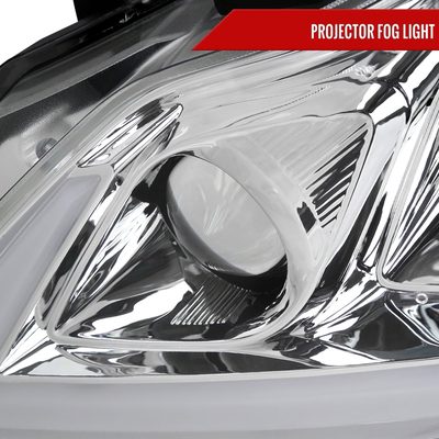 2008-2013 Infiniti G37/ 2014-2015 Q60 LED Signal Headlights Chrome Glossy Black