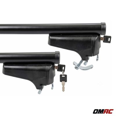 G3 Roof Racks for Subaru Forester 2019-2021 Pre-FL Steel Lockable 2Pcs Black