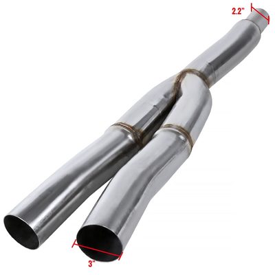 2015-2021 Ford Mustang 2.3L EcoBoost Dual Catback Exhaust System Burnt Tip