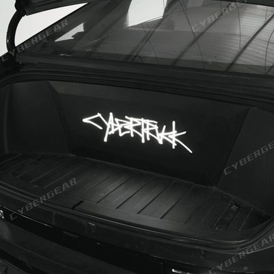 Cybertruck Frunk Accent Light Animated LED Lettering
