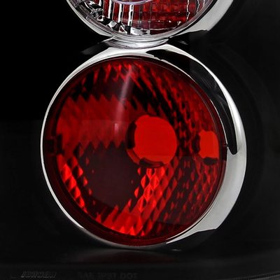 2004-2009 Hyundai Tucson Tail Lights Matte Black Housing/Clear Lens