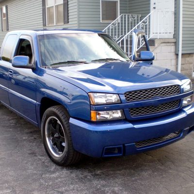 2002-2007 Chevy Silverado/Avalanche Bumper Lights Matte Black/Clear Lens