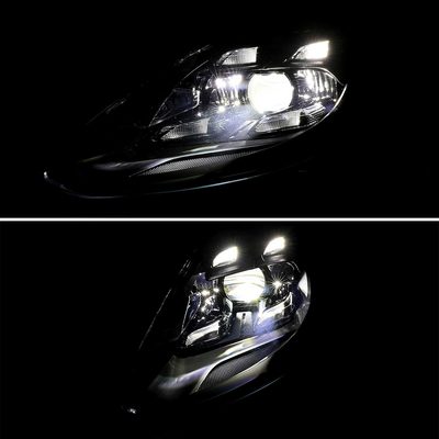 For Porsche Panamera 2017-2022 Matrix LED Projector Headlights DRL Matte Black Clear Lens Glossy Trim