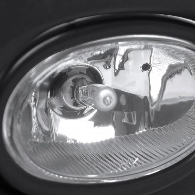 2001-2003 Honda Civic Coupe/Sedan H11 Fog Lights Kit Chrome/Clear Lens