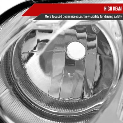 2006-2011 Honda Civic Sedan Factory Style Headlights Chrome/Clear Lens