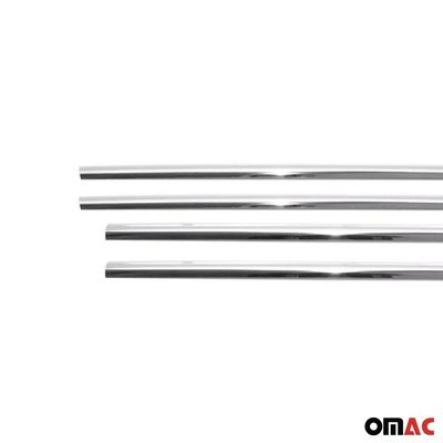 2013-2020 Toyota Yaris Window Molding Trim Streamer Stainless Steel Silver 4 Pcs