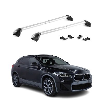 2018-2023 BMW X2 F39 Roof Rack Cross Bars Silver