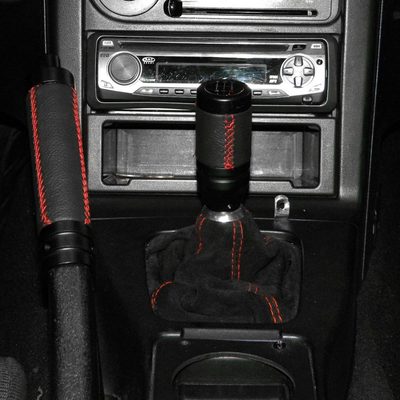 1992-2001 Honda Civic/Del Sol Acura Integra JDM Manual Shift Boot Red Stitching
