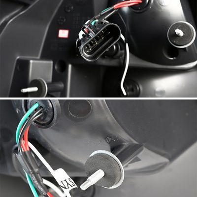 2006-2013 Chevy Impala/14-2016 Impala Limited LED Tail Lights Glossy Black/Smoke