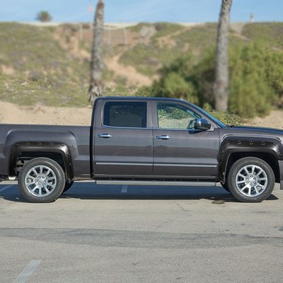 2016-2018 GMC Sierra 1500 Fleetside Smooth Rivet Style Fender Flares