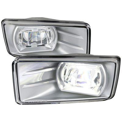 2007-2014 Chevy Avalanche/Silverado/Suburban/Tahoe LED Fog Lights Chrome