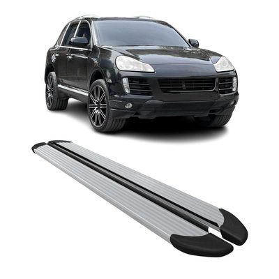 2003-2010 Porsche Cayenne Running Boards Side Steps Silver