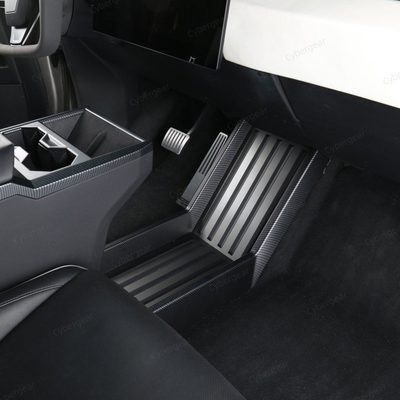 [Carbon Fiber Pattern ABS] Lower Console Protection Trim Cover For Cybertruck