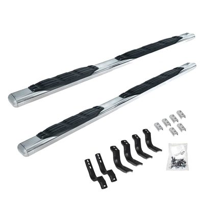 Estribos WIDESIDER Fusion 5" Inox de 87" para Silverado / Sierra 1500 HD 07-18 Crew