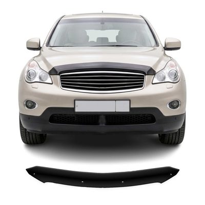 2008-2013 Infiniti EX35 EX37 Front Bug Shield Hood Deflector 1 Pc Smoke