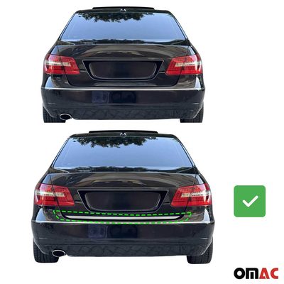 2010-2016 Mercedes E Class W212 Sedan Rear Trunk Molding Trim Stainless Steel