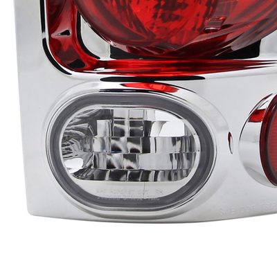 2002-2006 Dodge RAM Retro Style Tail Lights Chrome Housing/Clear Lens