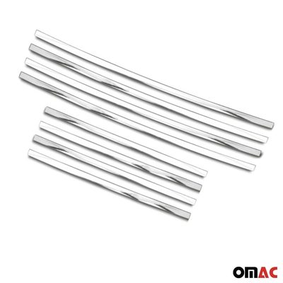 1995-2000 Mercedes C Class W202 Door Sill Scuff Plate Protector Stainless Steel 8x