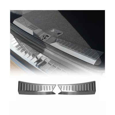 2013-2016 Ford Escape Trunk Sill Cover Bumper Protector Stainless Steel Brushed 2 Pcs