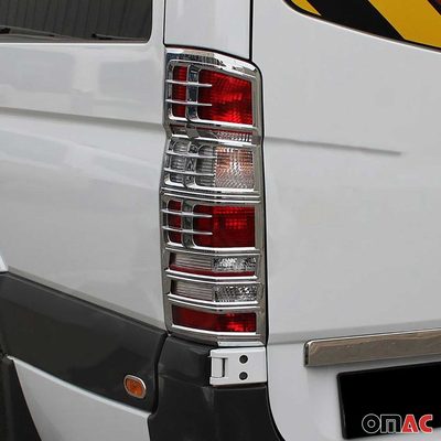 2006-2018 Mercedes Sprinter W906 Trunk Tail Light Trim Frame Chrome 2 Pcs