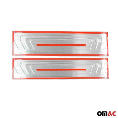 2016-2024 Mercedes Metris Door Sill Scuff Plate Scratch Protector Stainless Steel 2Pcs